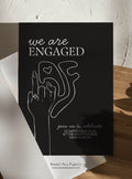 Engaged AF Invite & Welcome Board Set