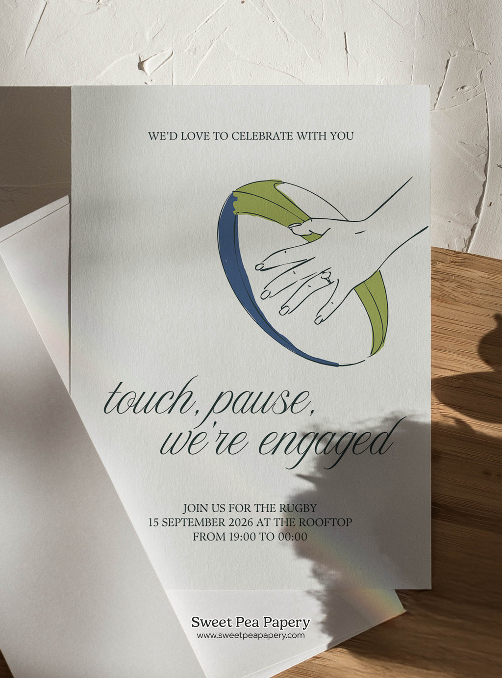 Touch, Pause, Engaged Invite & Welcome Board Set