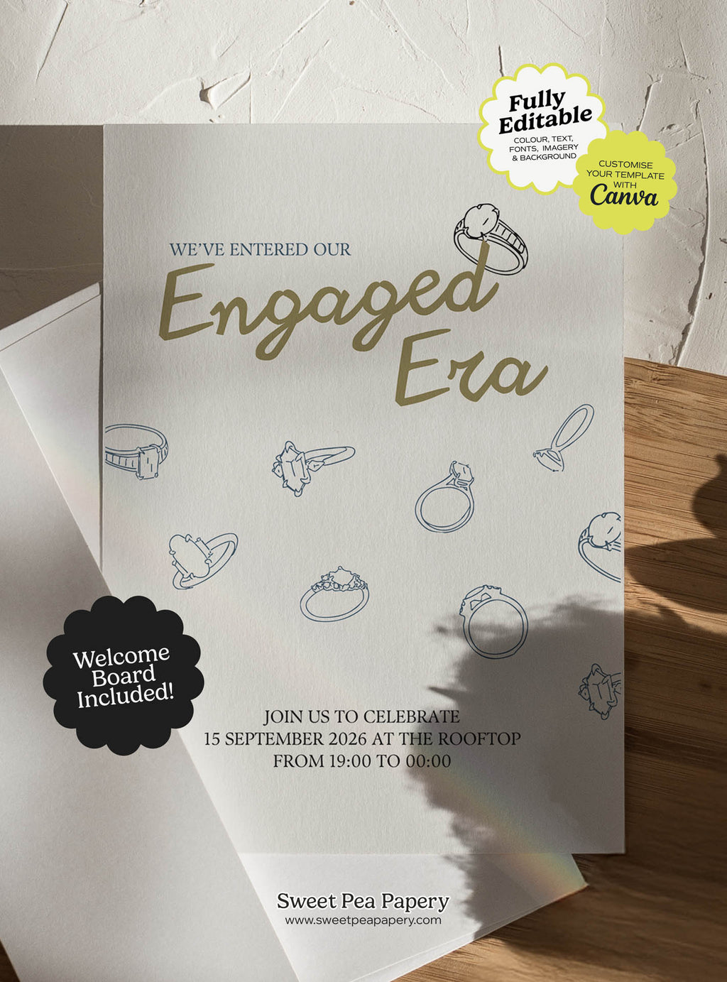 Our Engaged Era Invite Set