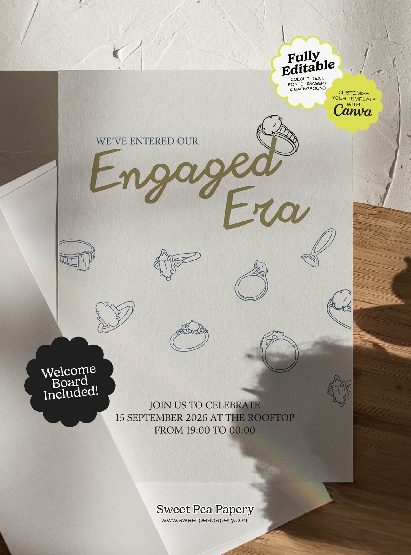 Our Engaged Era Invite Set