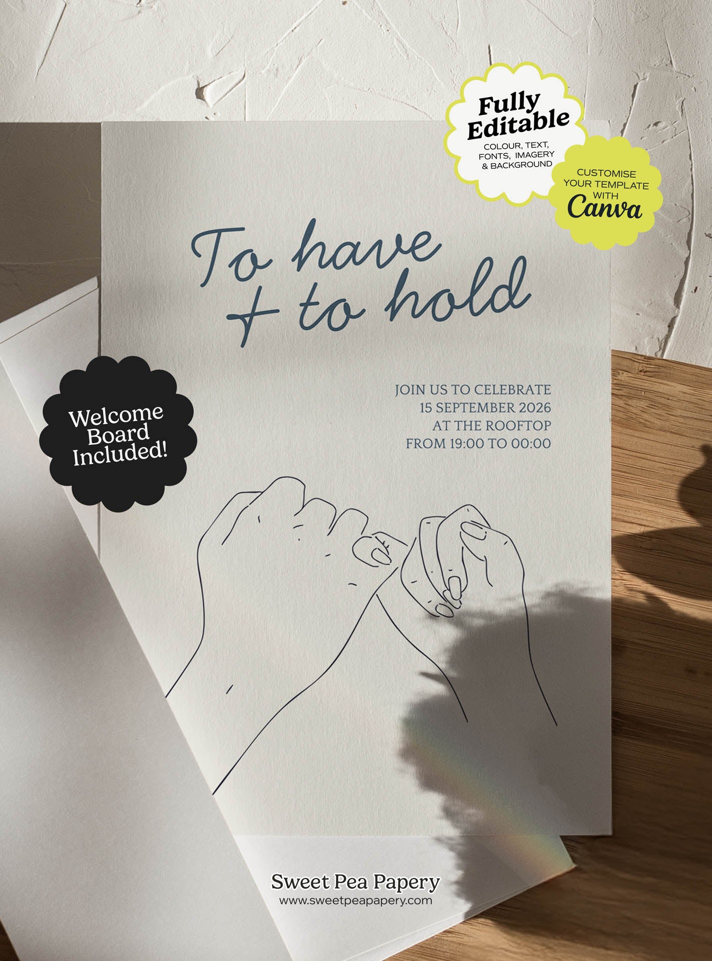 To Have & To Hold Invite Set