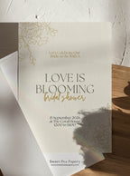 Love is Blooming Invite & Welcome Board Set