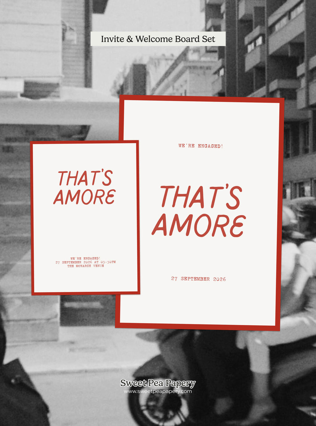 That's Amore Invite Set