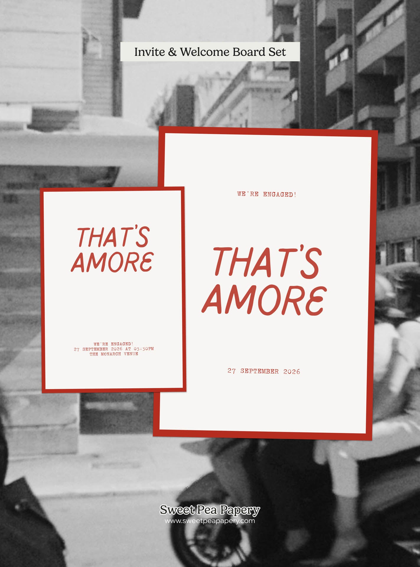 That's Amore Invite Set