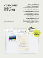 Love is Blooming Invite & Welcome Board Set