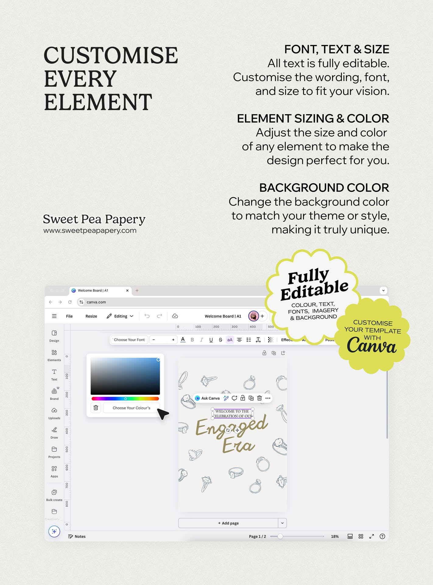 Our Engaged Era Invite Set