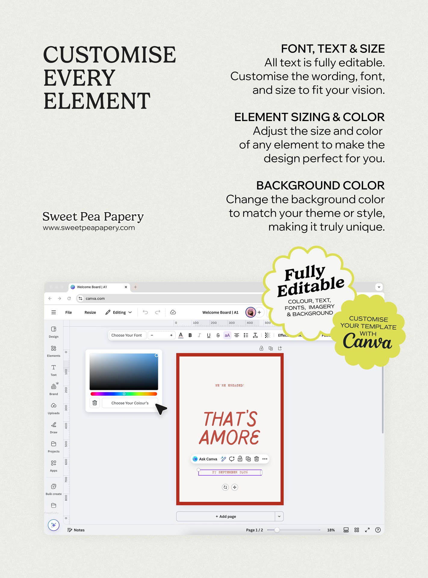 That's Amore Invite Set