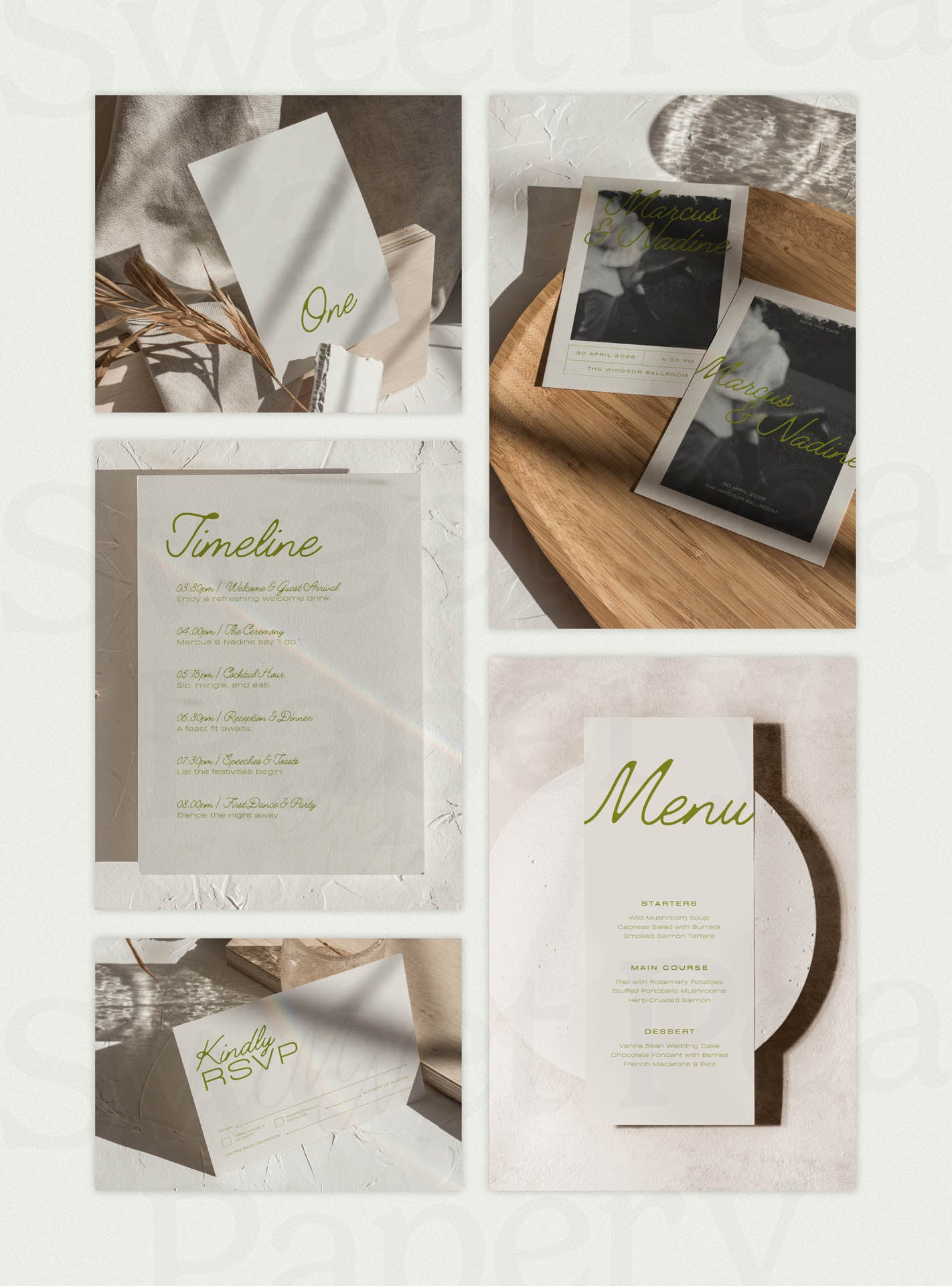 Wedding stationery grid featuring save the date save the date designs, the save the date cards, wedding vow on wedding layouts, rsvps, beautiful wedding stationery and gift wedding templates created with canva templates and canva designs