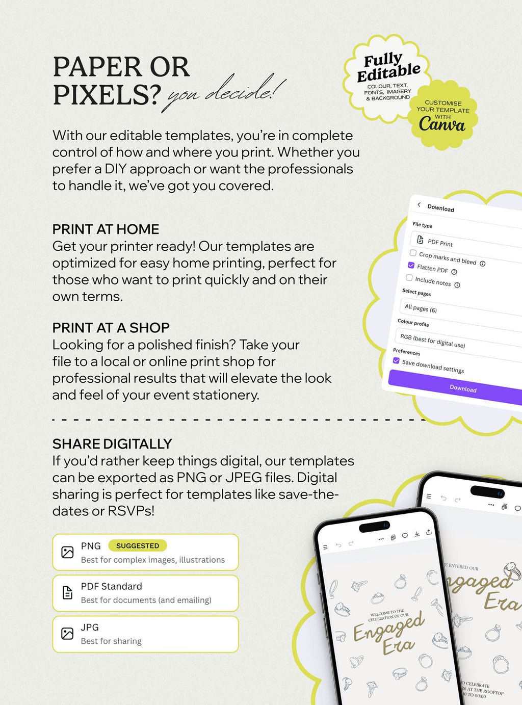 Our Engaged Era Invite Set