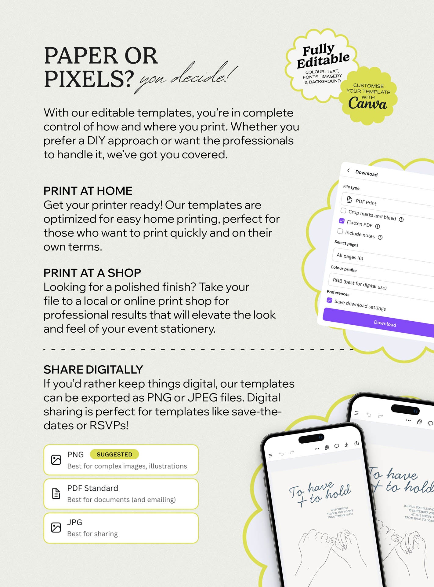 To Have & To Hold Invite Set