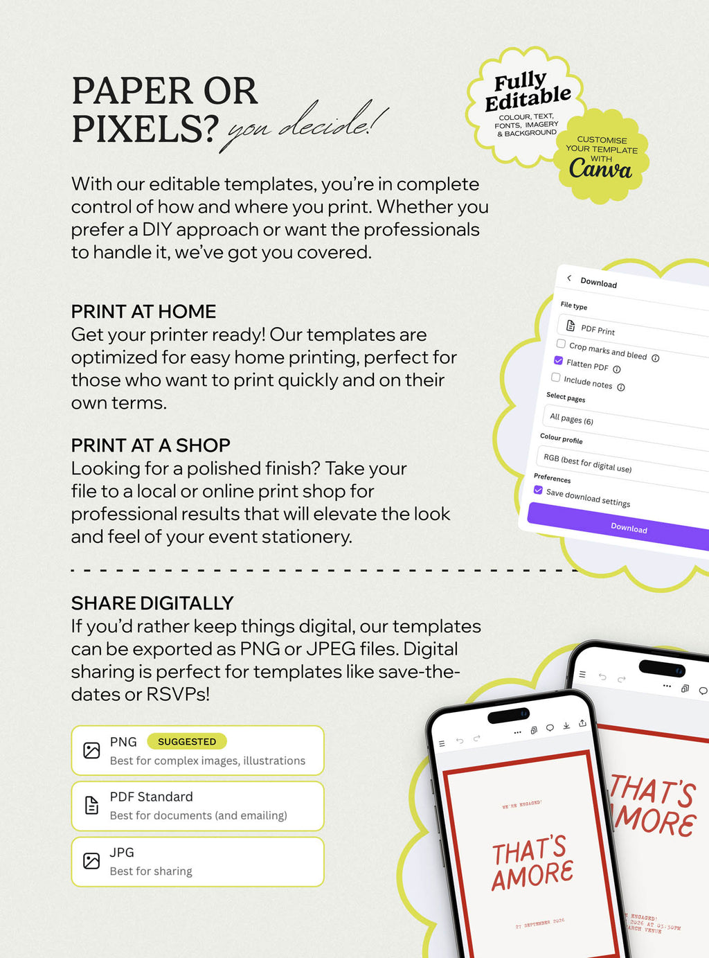 That's Amore Invite Set