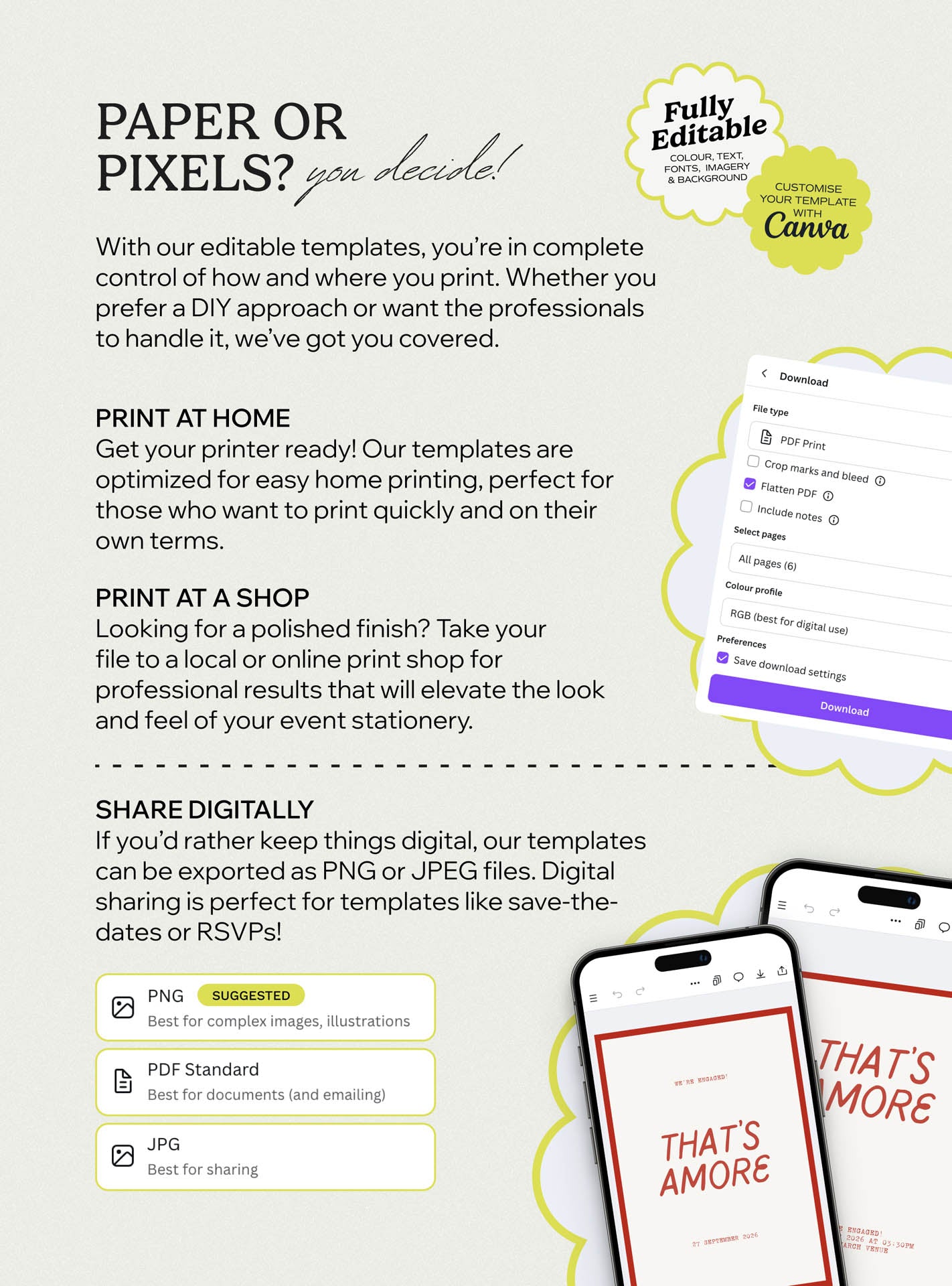 That's Amore Invite Set