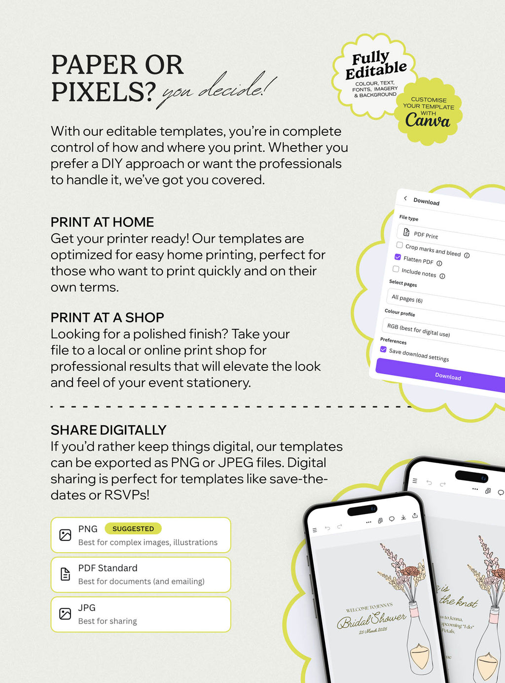 Petals & Prosecco Invite Set