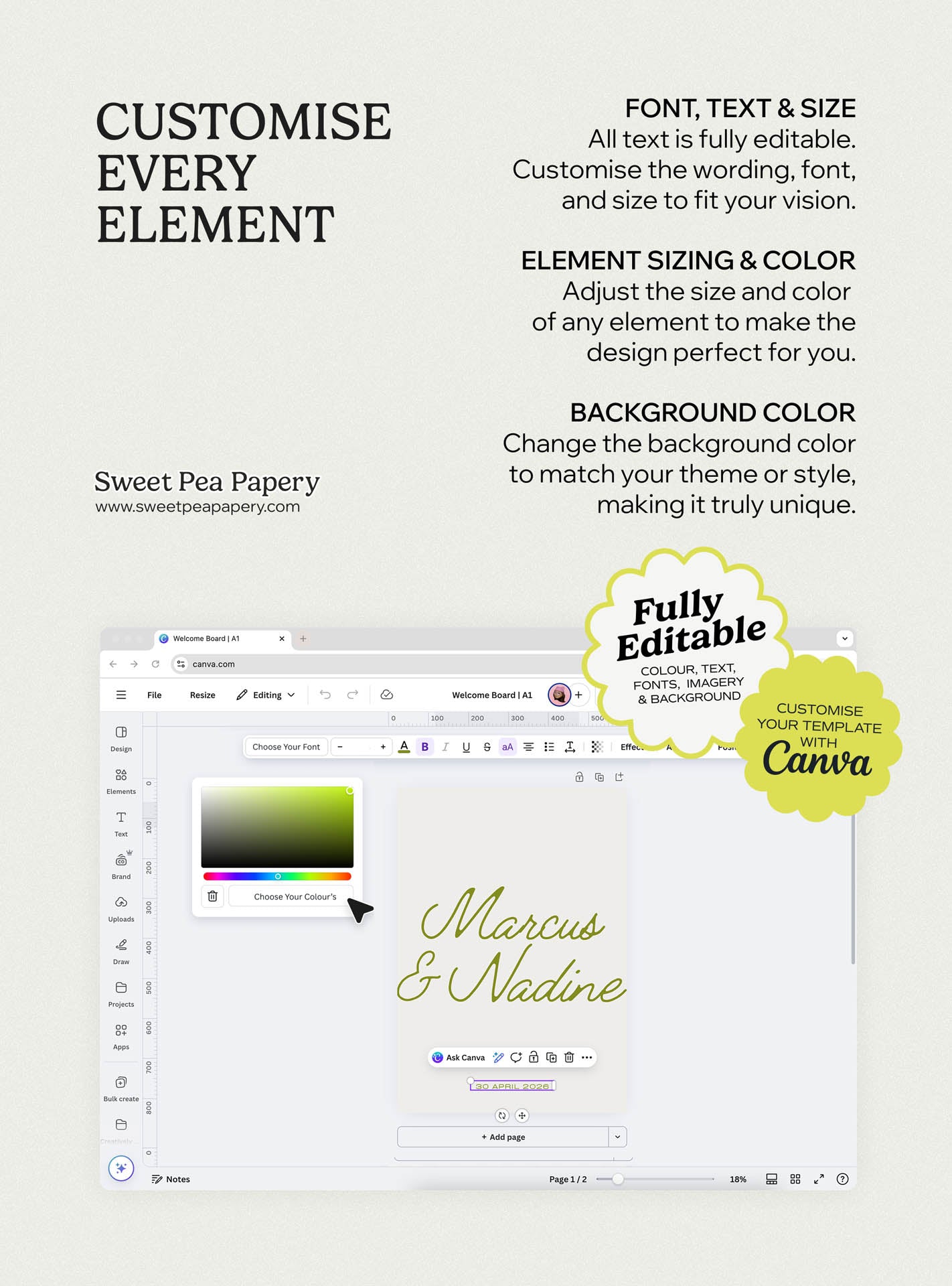 Customisable Willow wedding stationery edited in canva templates and canva designs, featuring save the dates, wedding vow text, bridal vow layouts, beautiful wedding stationery from stationery stores for gift wedding and wedding planning