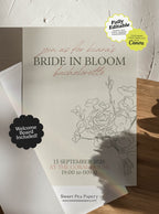 Bride in Bloom Invite Set