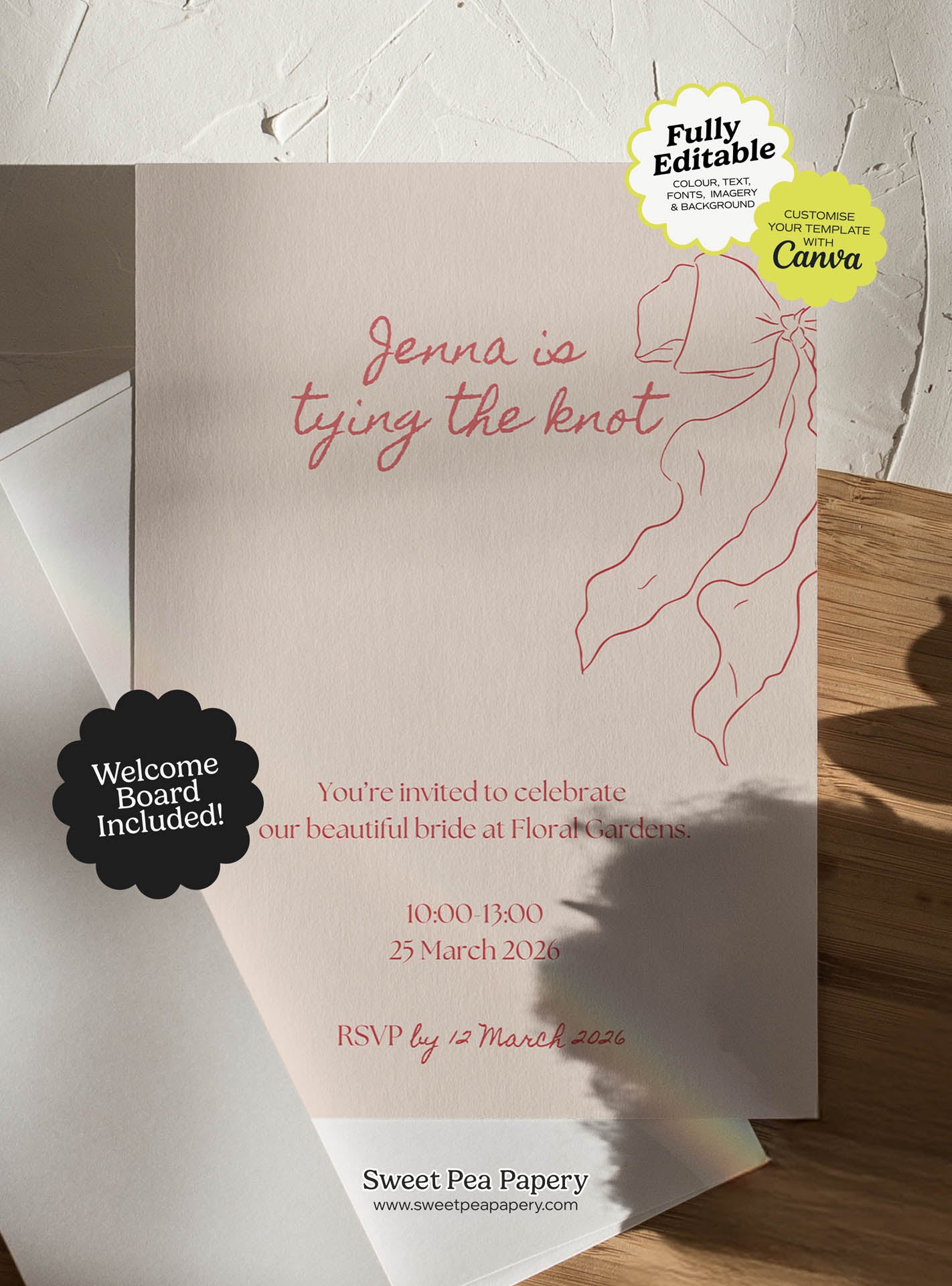 Tying the Knot Invite Set