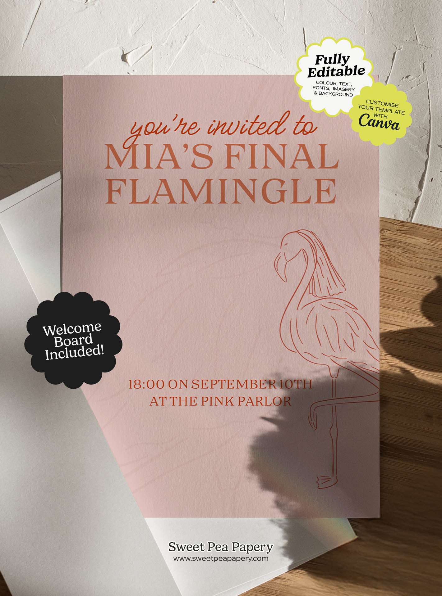 Final Flamingle Invite Set