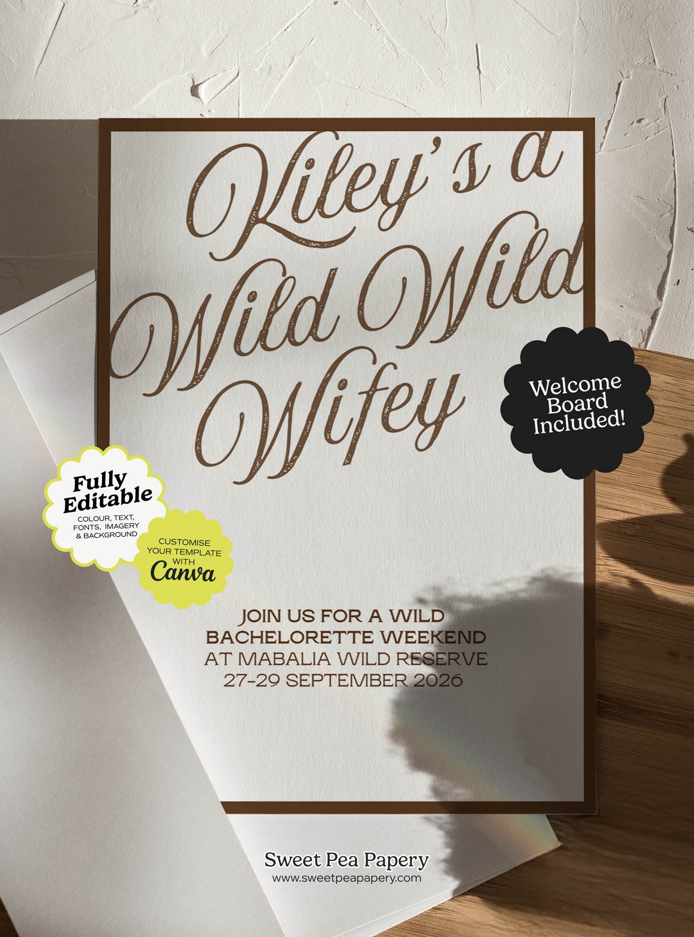 Wild Wild Wifey Invite Set