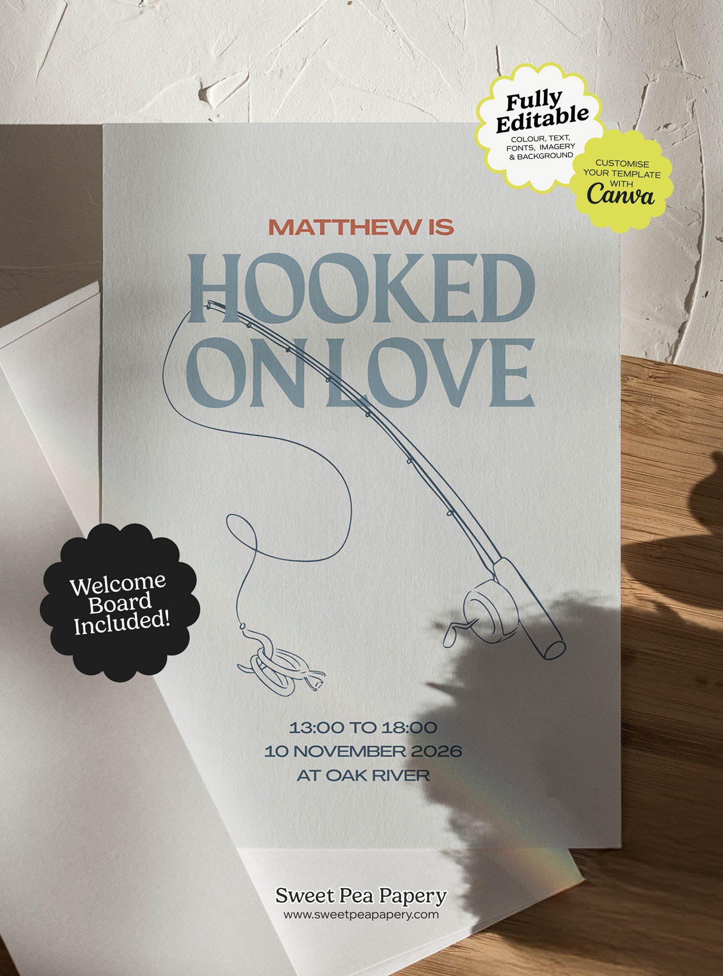 Hooked on Love Invite Set