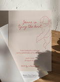Tying the Knot Invite & Welcome Board Set