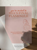 Final Flamingle Invite & Welcome Board Set