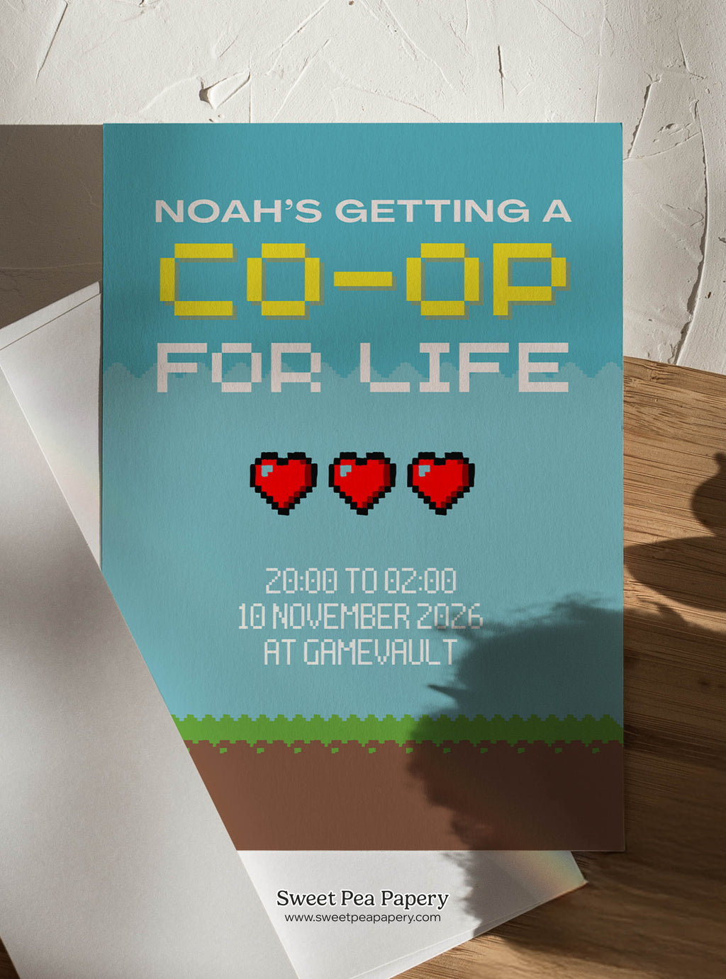 Co-op For Life Invite & Welcome Board Set