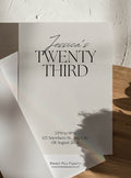 Modernmalist Invite & Welcome Board Set