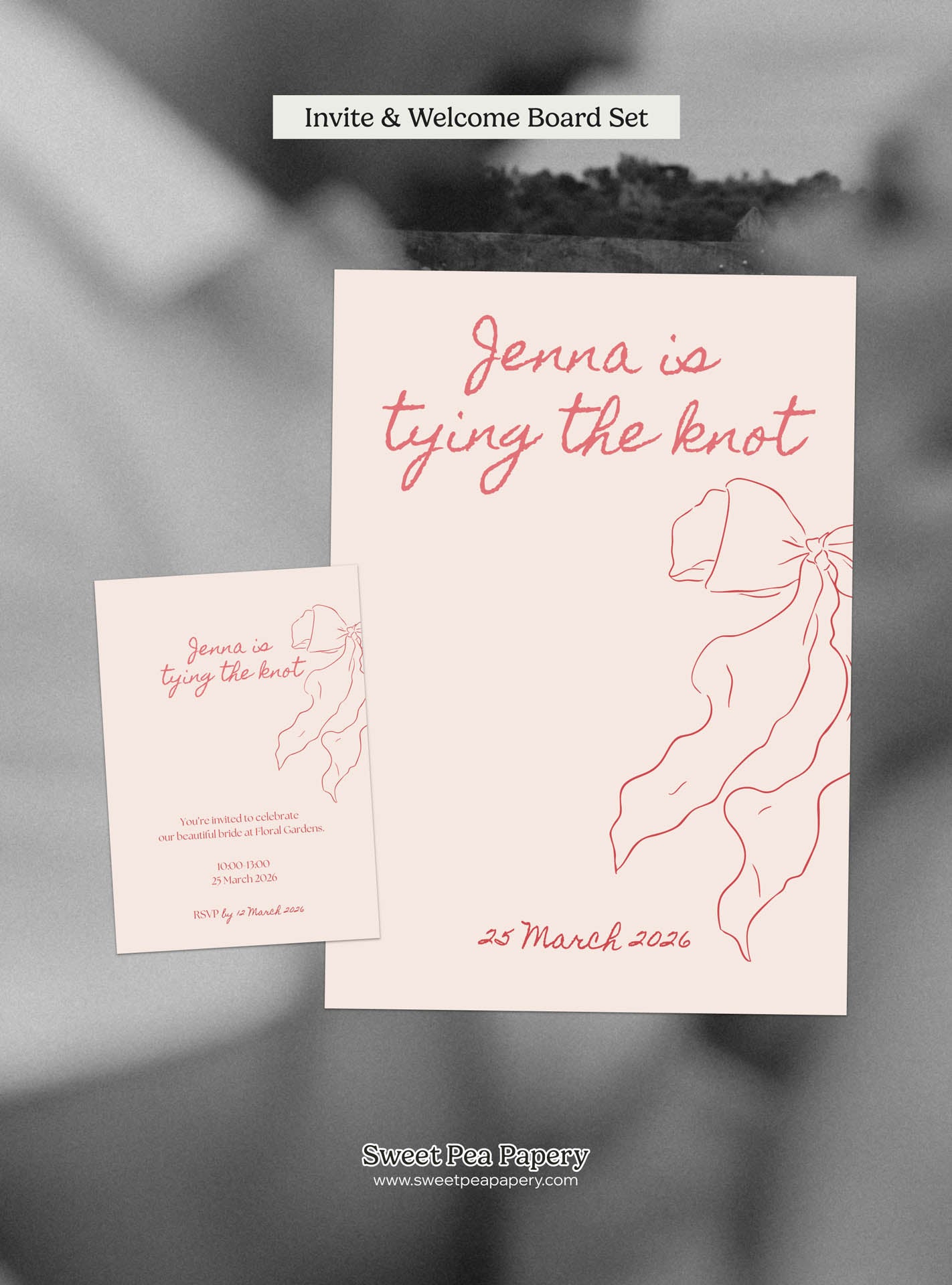 Tying the Knot Invite Set