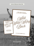 Wild Wild Wifey Invite & Welcome Board Set