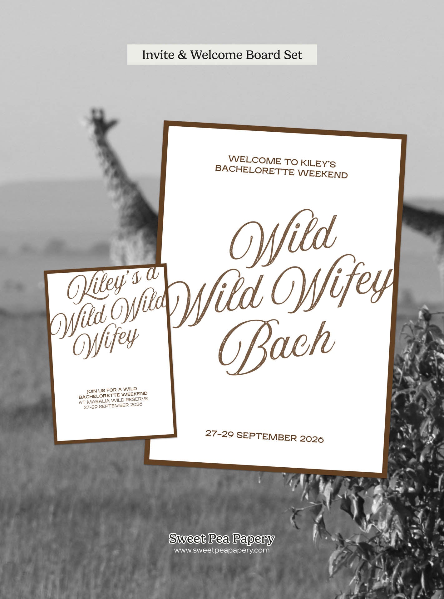 Wild Wild Wifey Invite Set