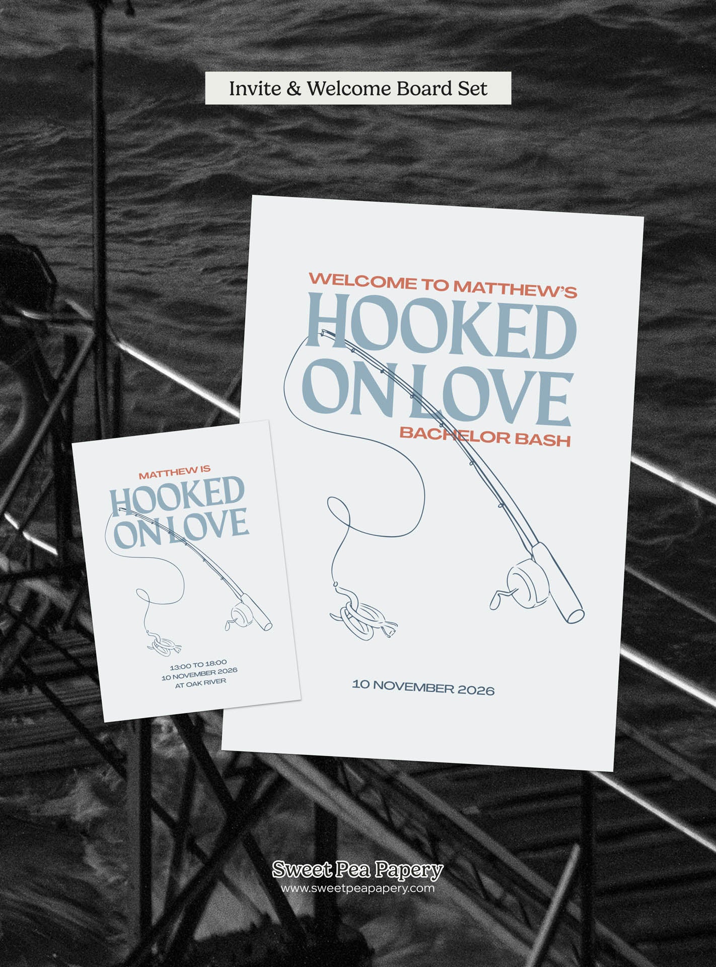 Hooked on Love Invite Set