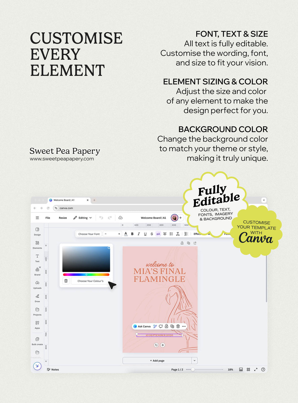 Final Flamingle Invite Set