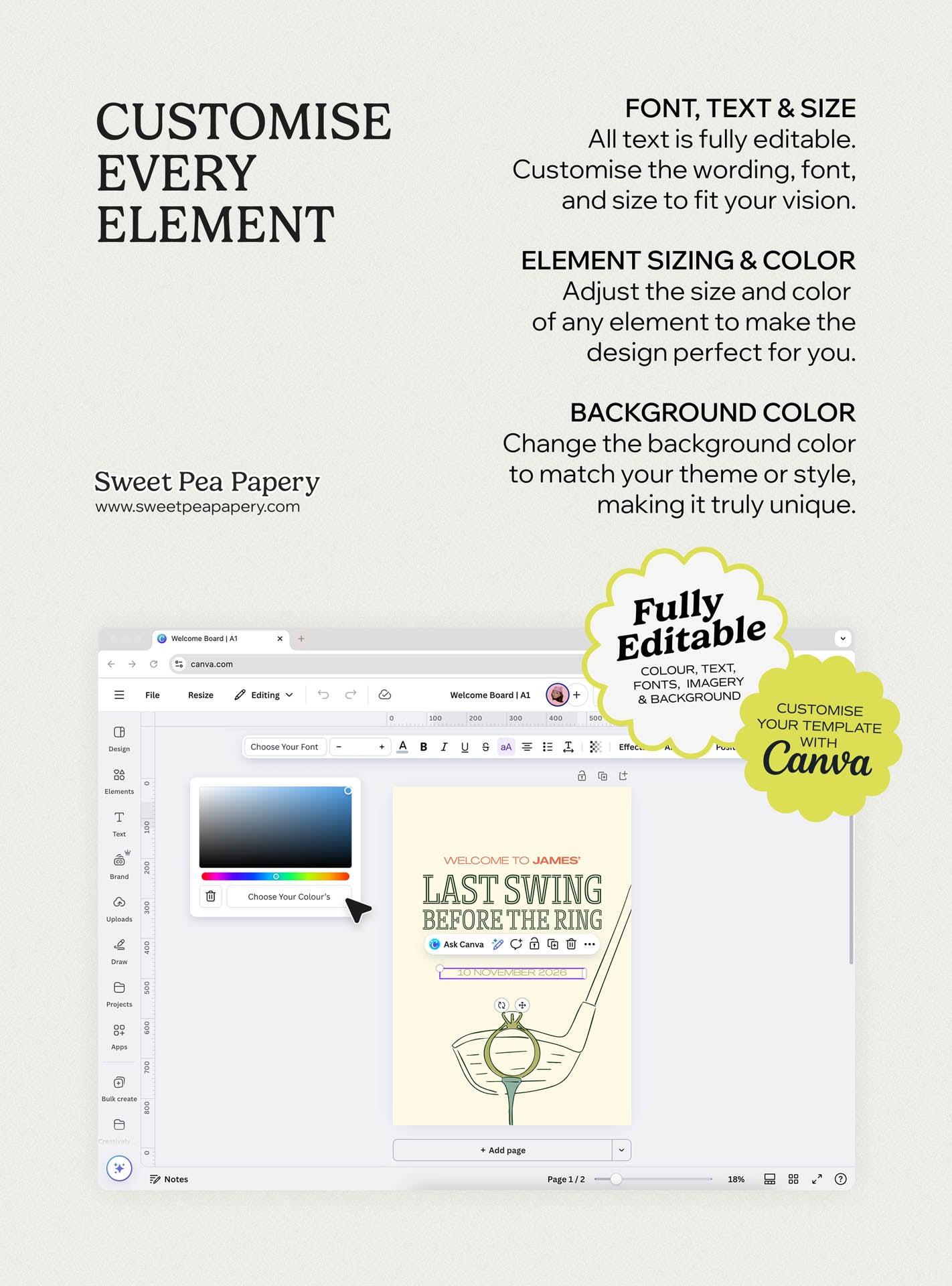 Last Swing, Before the Ring Invite Set