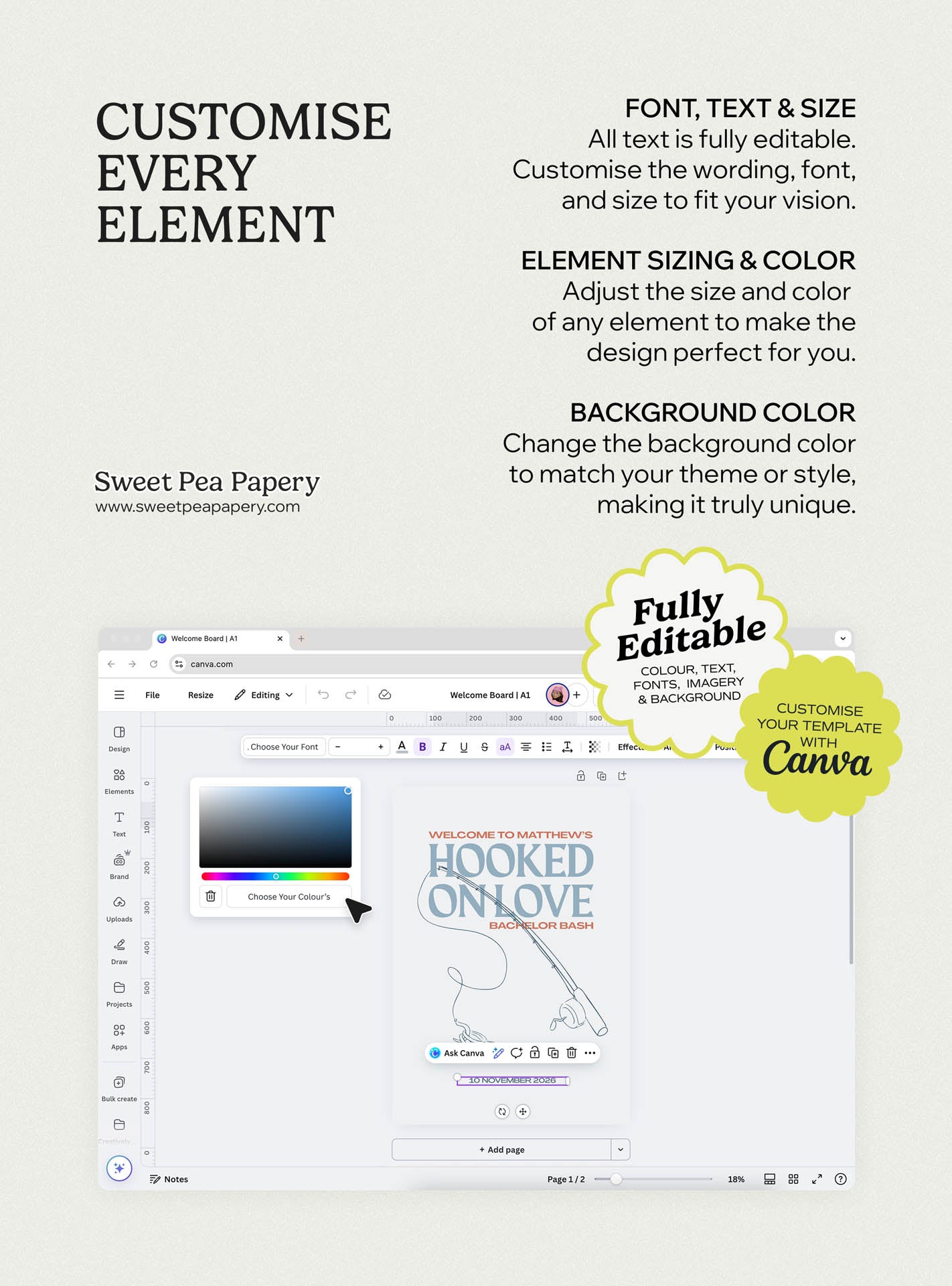 Hooked on Love Invite Set