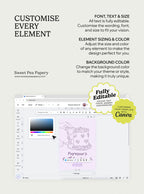 Lilac Slice Invite & Welcome Board Set