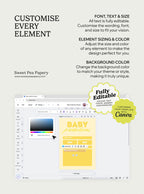 Retro Baby Prediction Sheets