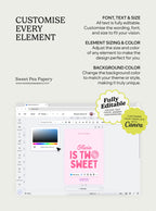 Two Sweet Invite & Welcome Board Set