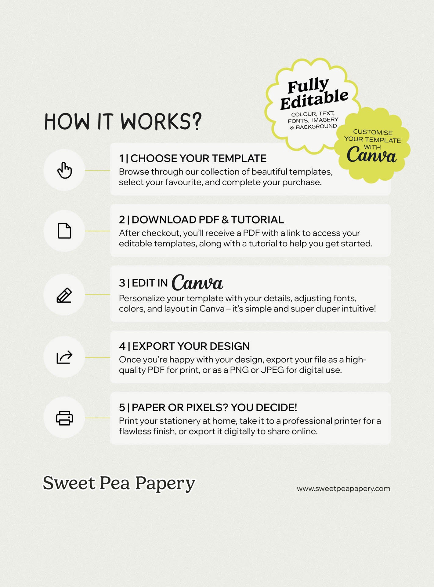 Lilac Slice Invite Set