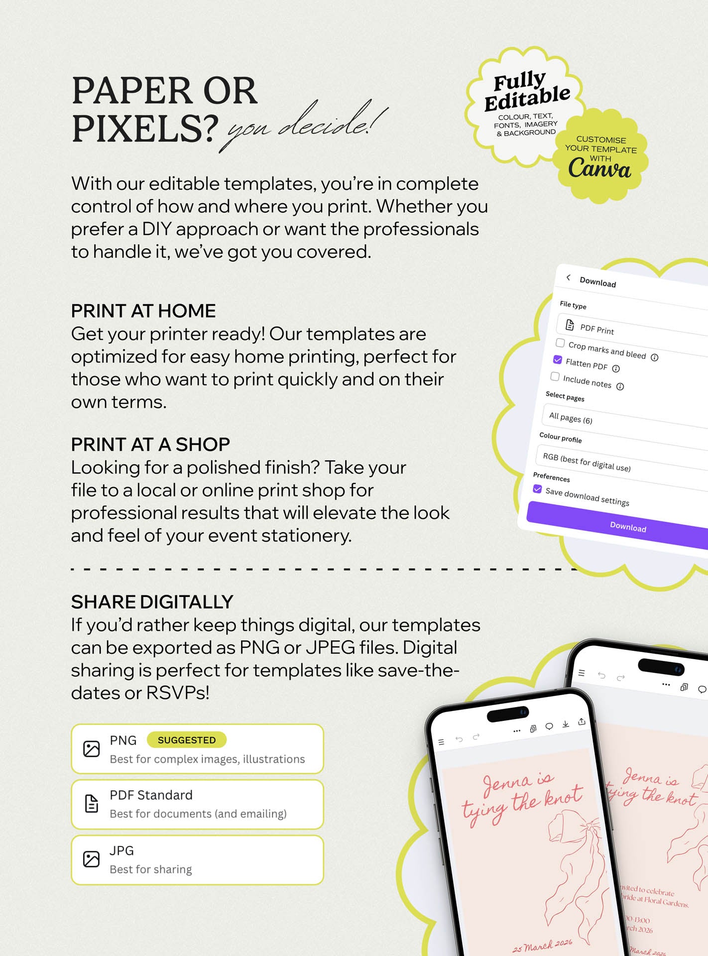 Tying the Knot Invite Set