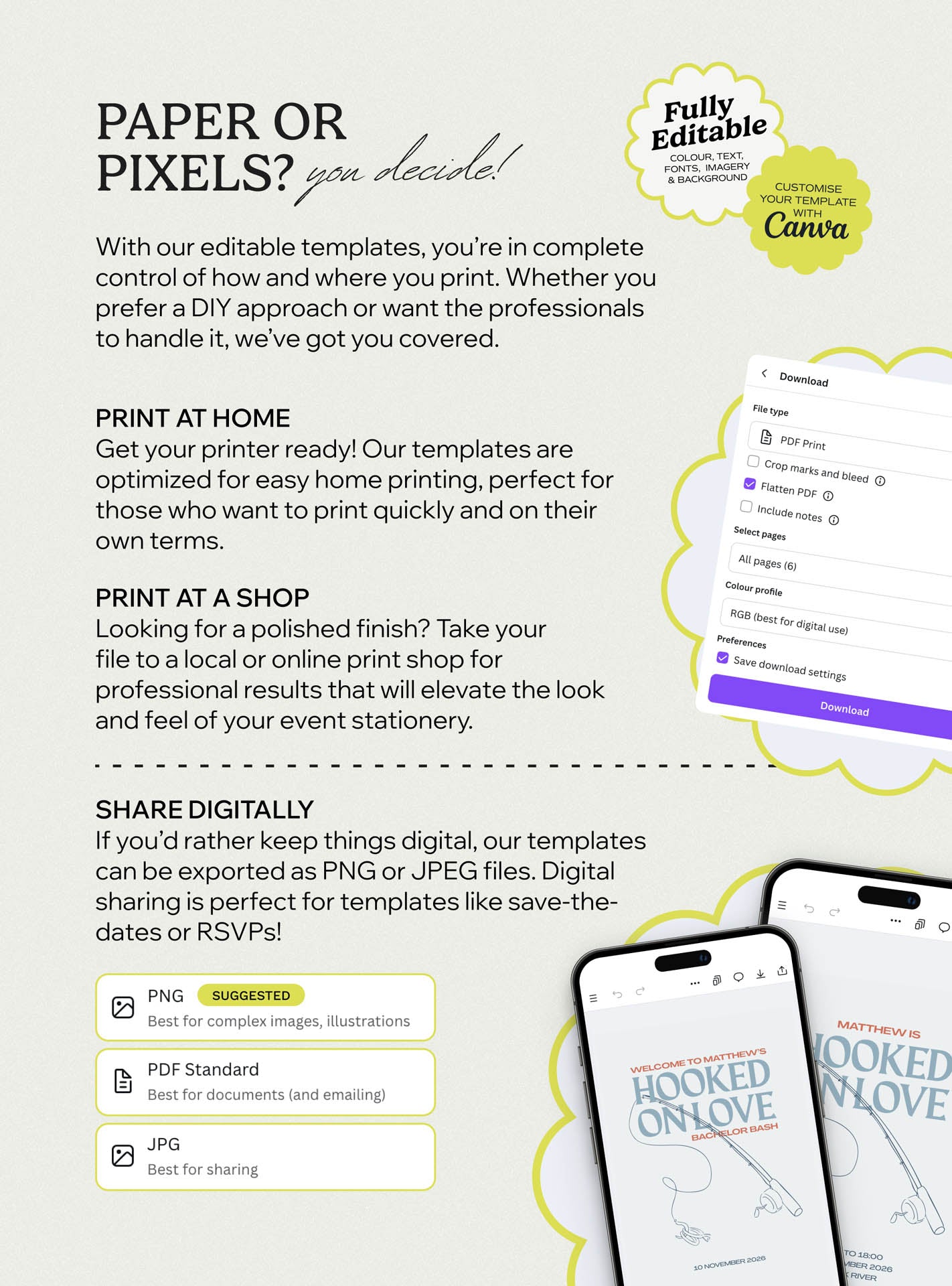 Hooked on Love Invite Set