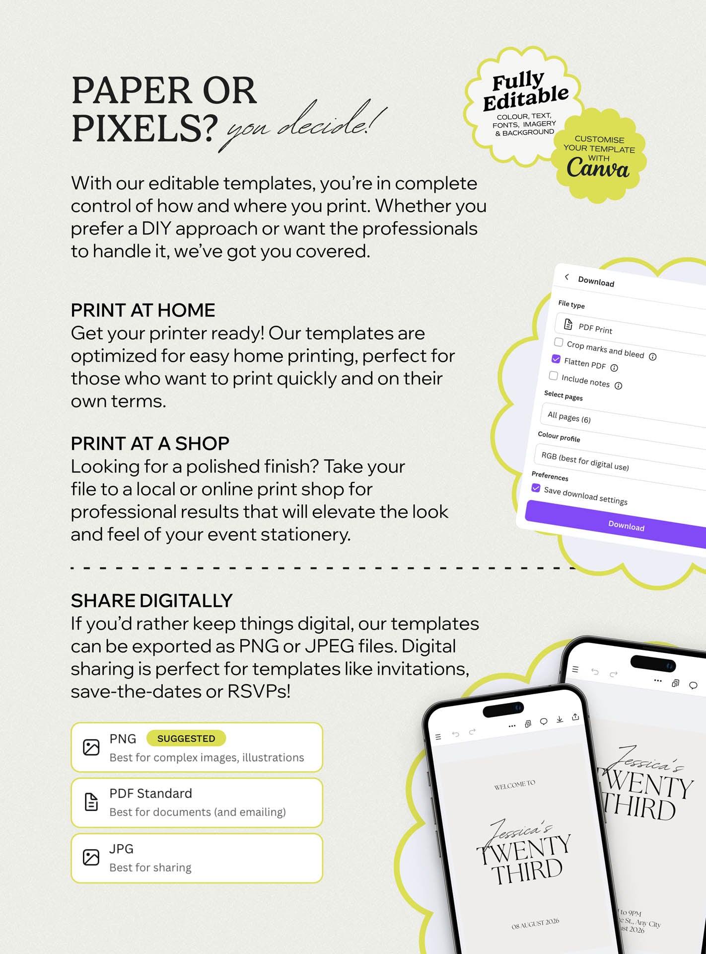 Modernmalist Invite Set